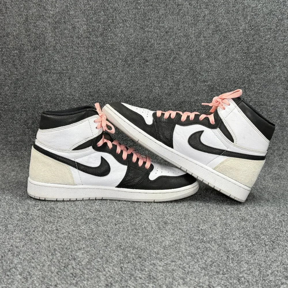 Jordan 1 Retro High OG Basketball Shoes Men's Size 12 Bleached Coral‎ Athletic